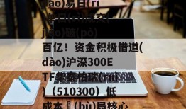 连续三個(gè)交(jiāo)易日(rì)单日(rì)成交(jiāo)破(pò)百亿！资金积极借道(dào)沪深300ETF华泰柏瑞(ruì)（510300）低成本佈(bù)局核心(xīn)资产